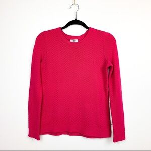 Long Sleeve Hot Pink Old Navy Sweater